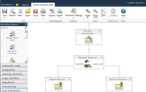 Nintex Workflow Designer for SharePoint