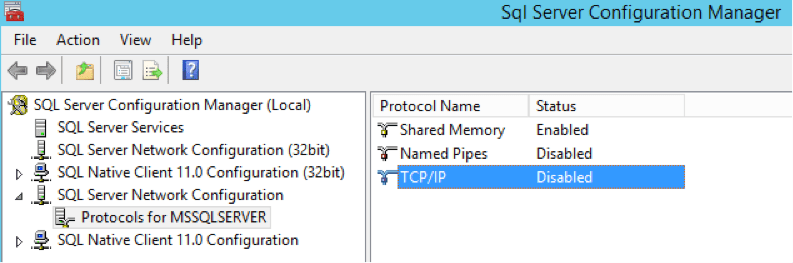 Habanero SQL Server TCP