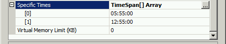 A screenshot showing the correct application of both recycle times: 5:55 and 12:55