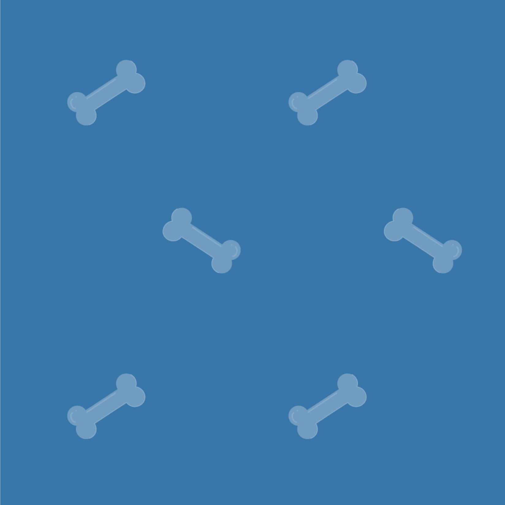 Pattern with dog bones.