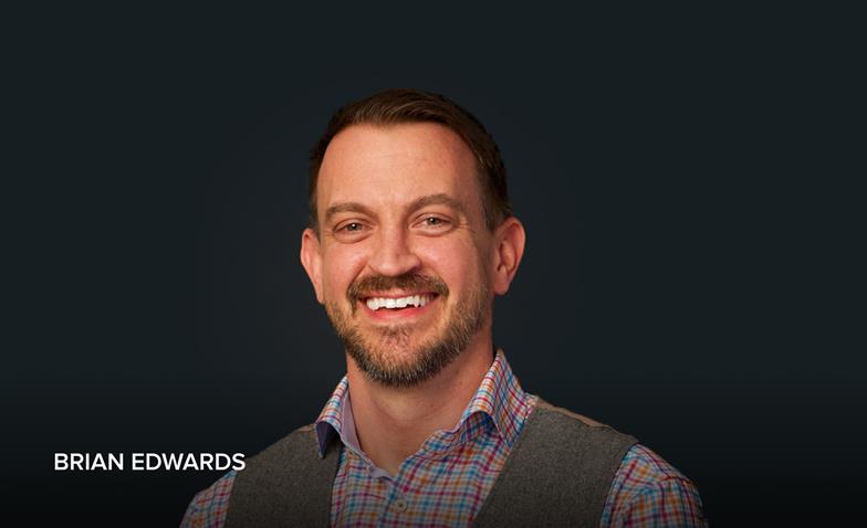 A headshot of Brian Edwards, Director, Products and Services